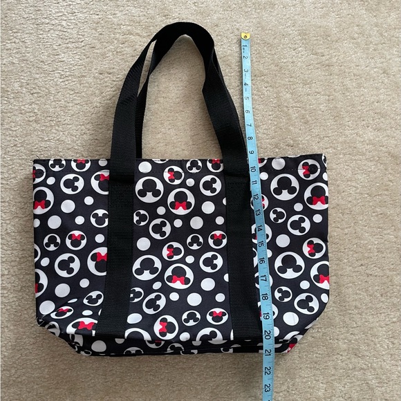 Disney Tote Bag - Mickey and Minnie Zipper Travel Bag - Picture 5 of 11